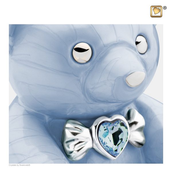 Always and Forever Memorial Products: Cuddle Bear Blue Urn