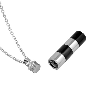 Always and Forever Memorial Products: Cylinder Cremation Pendant
