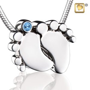 Always and Forever Memorial Products: Baby Feet Cremation Pendant