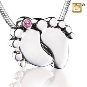 Always and Forever Memorial Products: Baby Feet Cremation Pendant