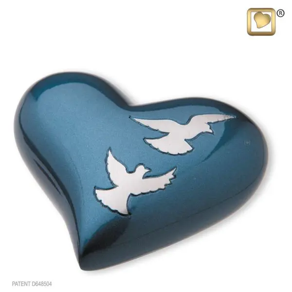 Always and Forever Memorial Products: Flying Doves Keepsake Urn
