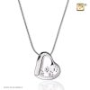 Always and Forever Memorial Products: Leaning Heart Cremation Pendant