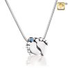 Always and Forever Memorial Products: Baby Feet Cremation Pendant