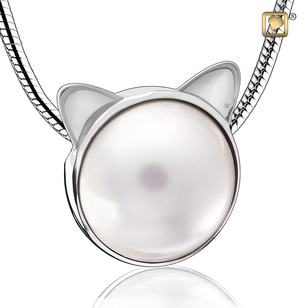 Cat Pearl Pendant
