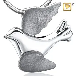 Always and Forever Memorial Products: Flying Dove Cremation Pendant