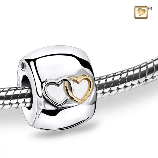 Always and Forever Memorial Products: Entwined Heart Cremation Bead