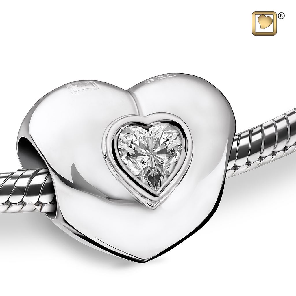 Always and Forever Memorial Products: Heart Cremation Bead