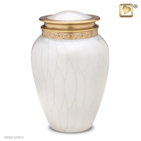 Always and Forever Memorial Products: Blessing Pearl Gold Urn