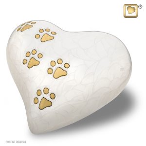 Always and Forever Memorial Products: LovePaws Pearl Urn