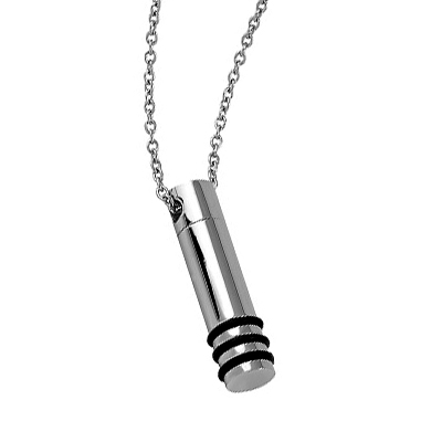 Trinity Rings Cylinder Pendant