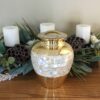 Gold Cremation Urn Mother Of Pearl