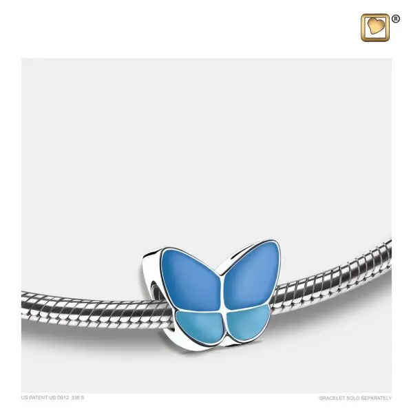 Always and Forever Memorial Products: Wings Of Hope Bead Blue