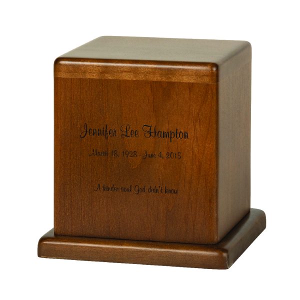 Always and Forever Memorial Products: Hampton Walnut Urn