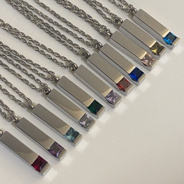 Always and Forever Memorial Products: Birthstone Ash Pendant