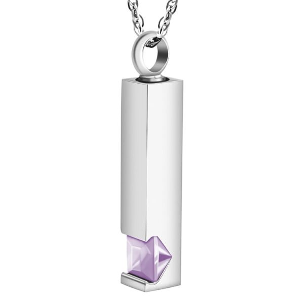 Always and Forever Memorial Products: Birthstone Ash Pendant