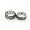 Always and Forever Memorial Products: Fingerprint Band Ring