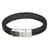Always and Forever Memorial Products: Men's Leather Fingerprint Bracelet