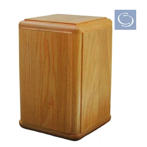 Provincial Oak Cremation Urn