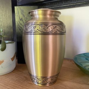 Legacy Gold Brass Cremation Urn