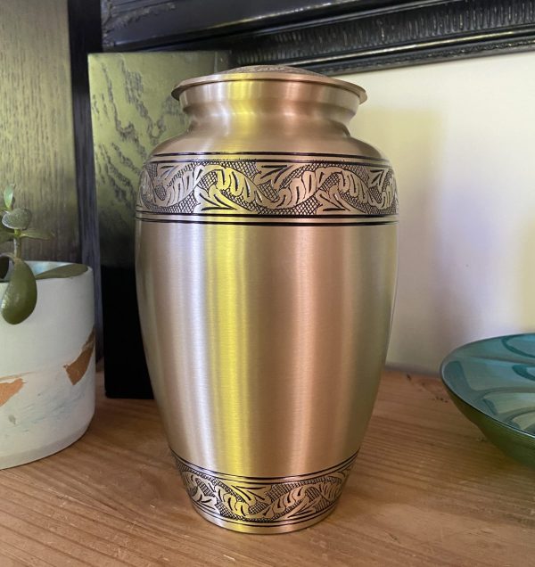 Legacy Gold Brass Cremation Urn