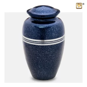 Always and Forever Memorial Products: Speckled Indigo Cremation Urn