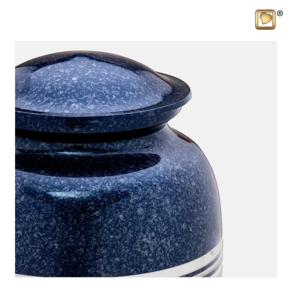 Always and Forever Memorial Products: Speckled Indigo Cremation Urn