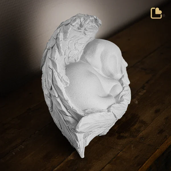 Angelic Dog Pet Urn White - Image 3