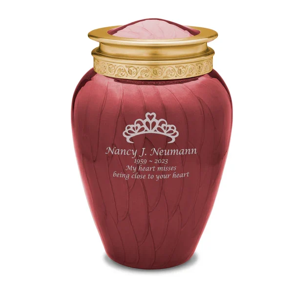 Blessing Pearl Crimson Urn - Image 4