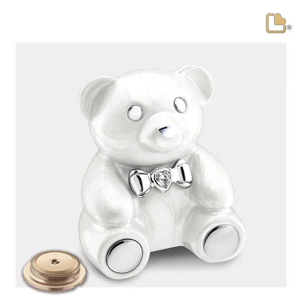 Bear shaped urn for child