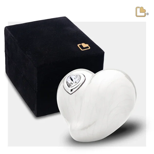 LoveHeart™ Pearl Keepsake Urn - Image 2
