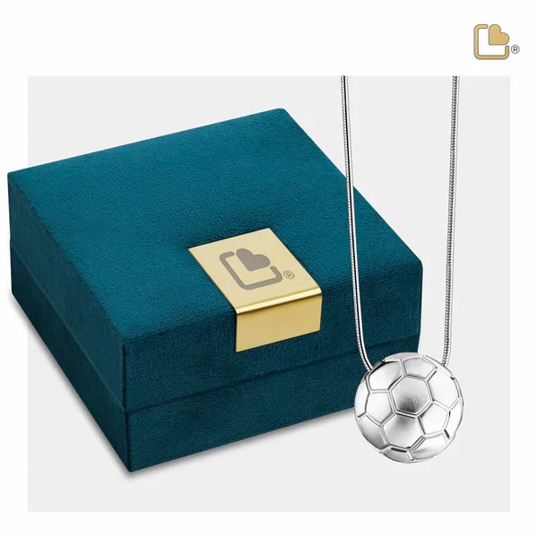 Soccer Ball Cremation Pendant - Image 2