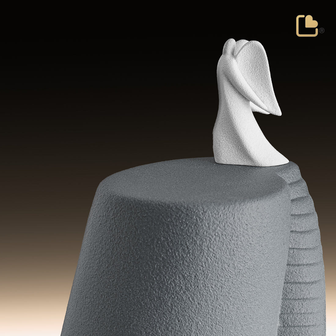 Stairway To Heaven Silver Gray Urn - Image 2